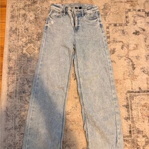 American Eagle Outfitters Light Wash Straight Leg Jeans